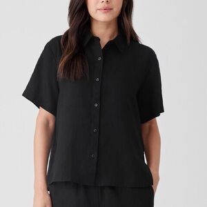 EXPRESS Classic Black Women's Button-Up Shirt